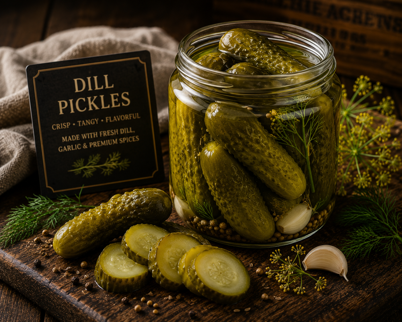 Dill Pickles 600g
