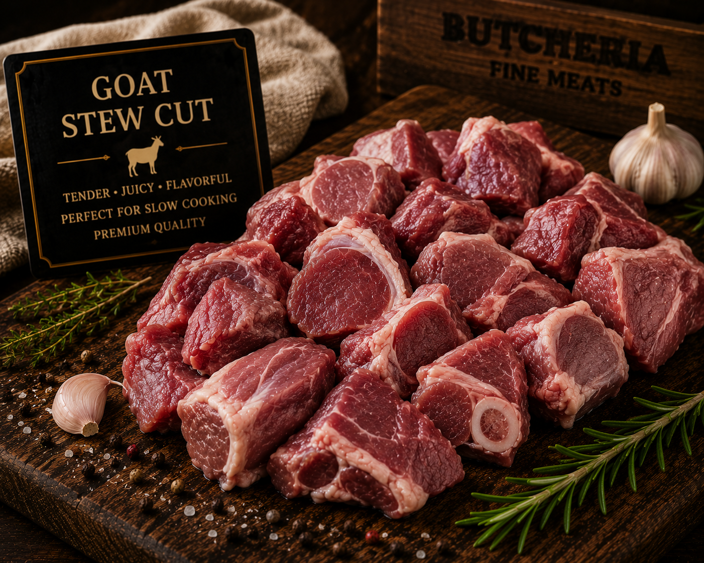 Goat stew Cut