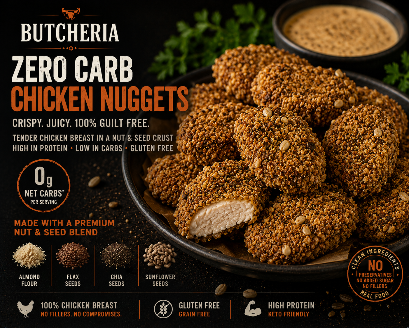 Zero Carb Chicken Nuggets