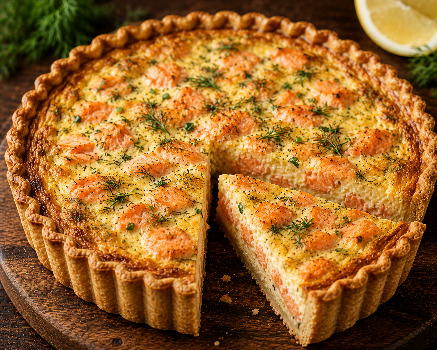 Salmon Quiche