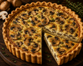 Mushroom Quiche