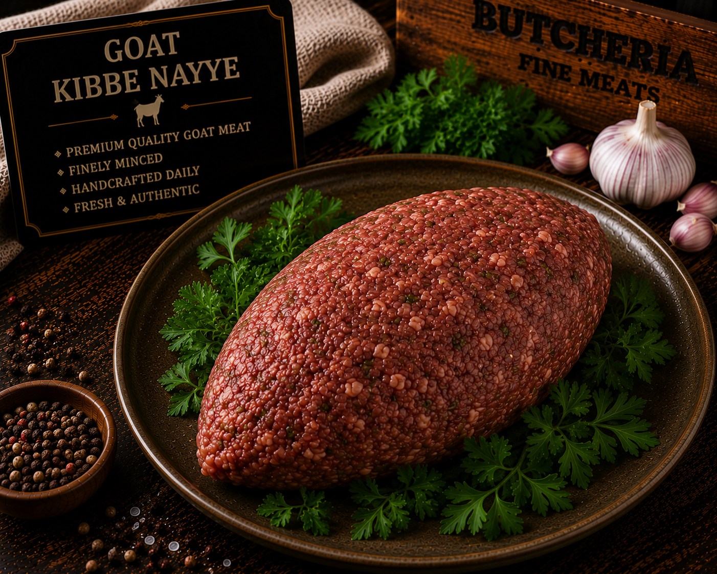 Goat Kibbe Nayye