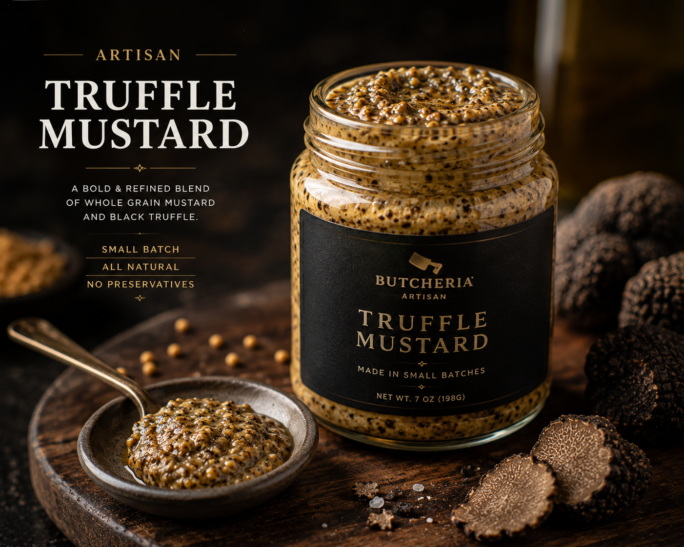 artisan Mustard truffle Ember