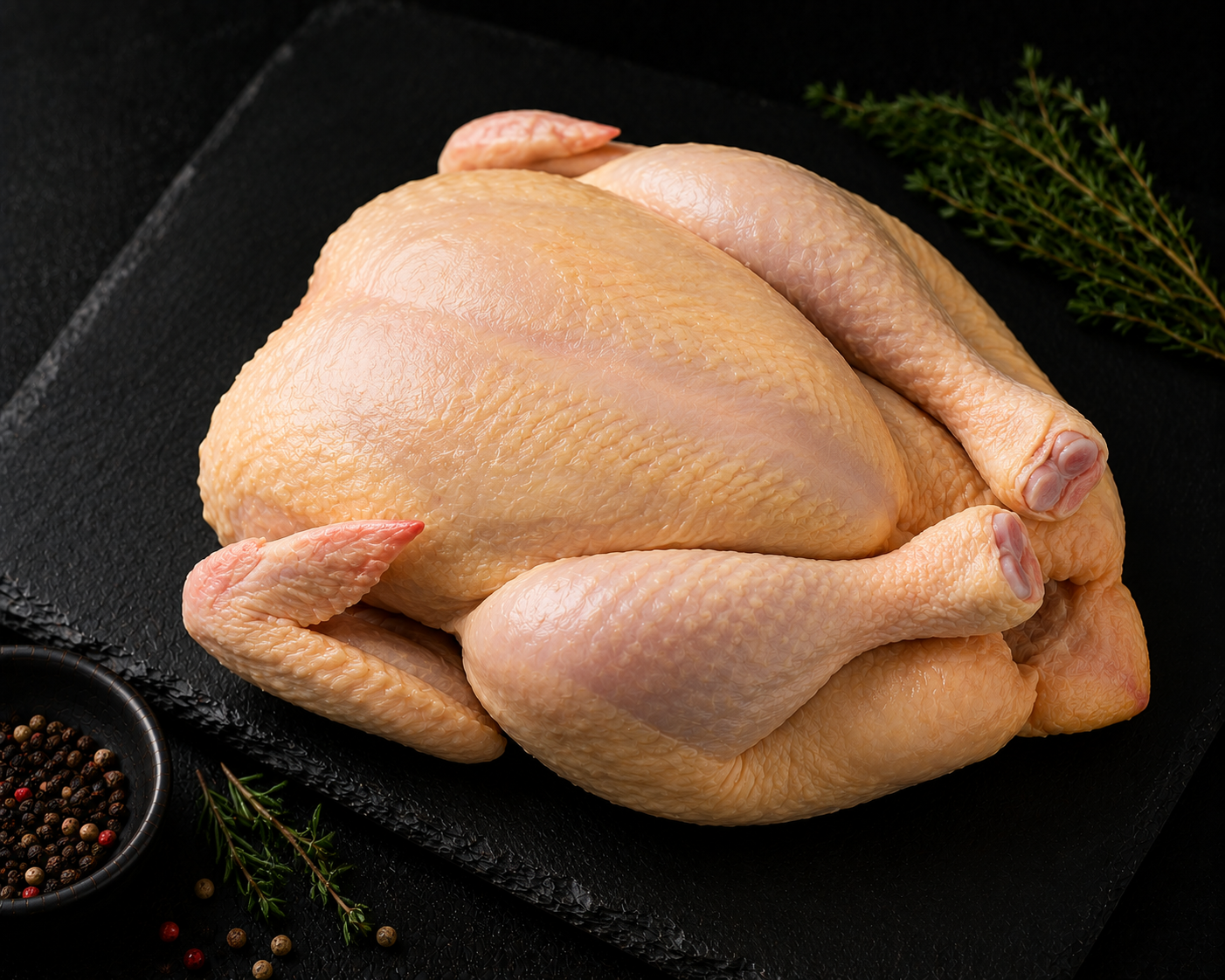 Organic Free range Frozen Whole Chicken