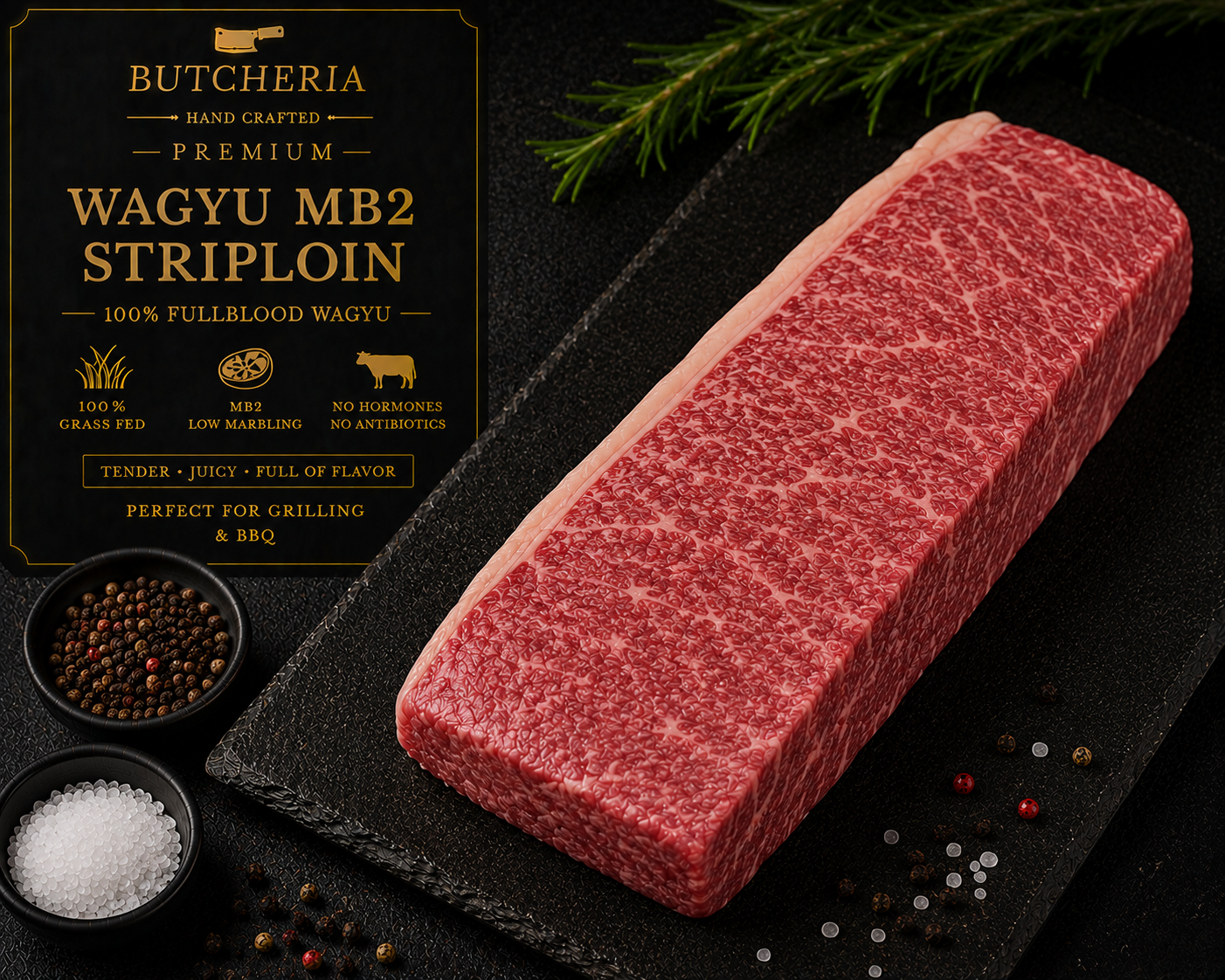 Australian MB2 Striploin