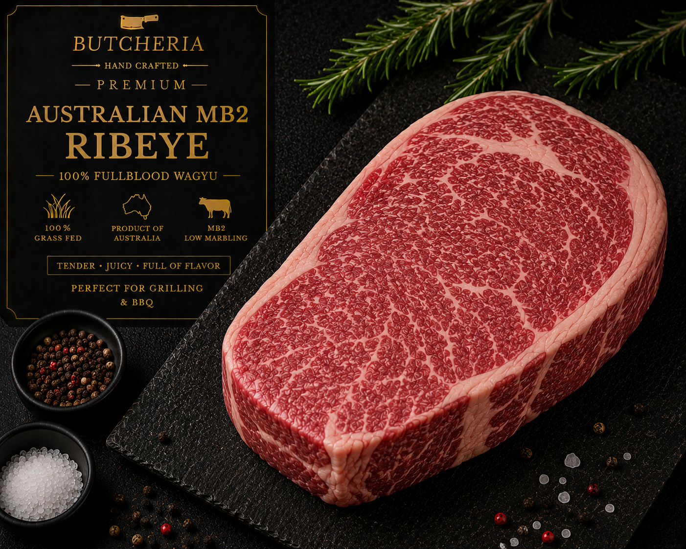 Australian Ribeye Steak MB2