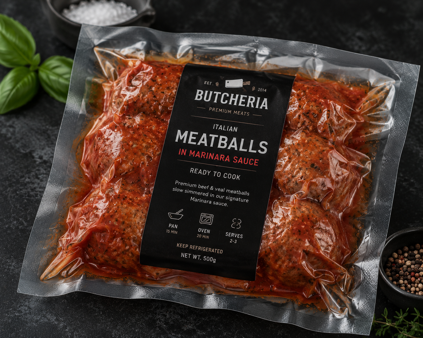 Italian Meatballs in Marinara