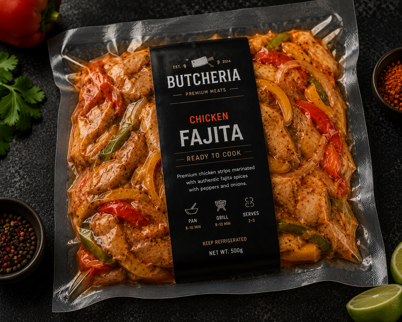 Marinated Chicken Fajita