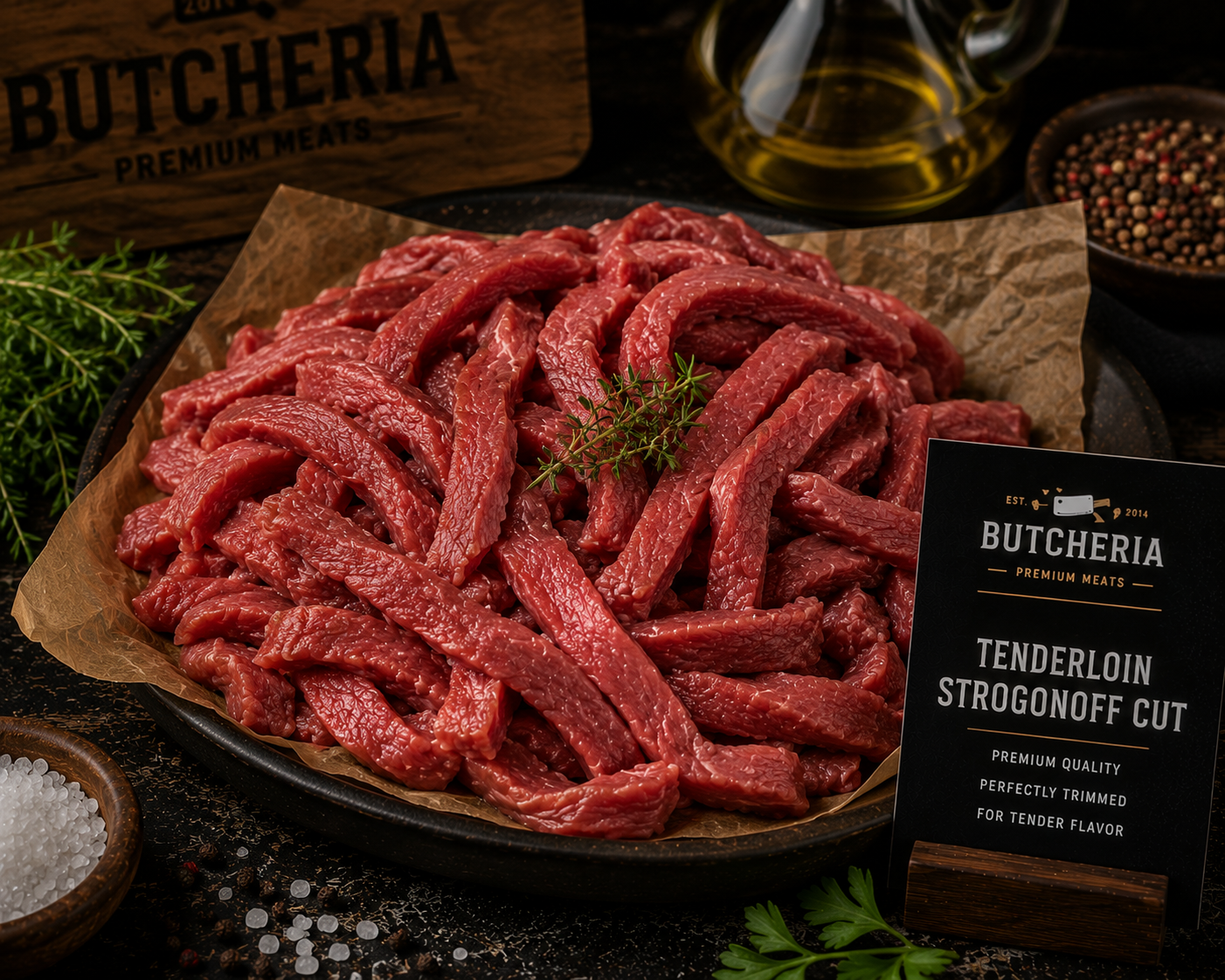 Tenderloin Strogonoff Cut