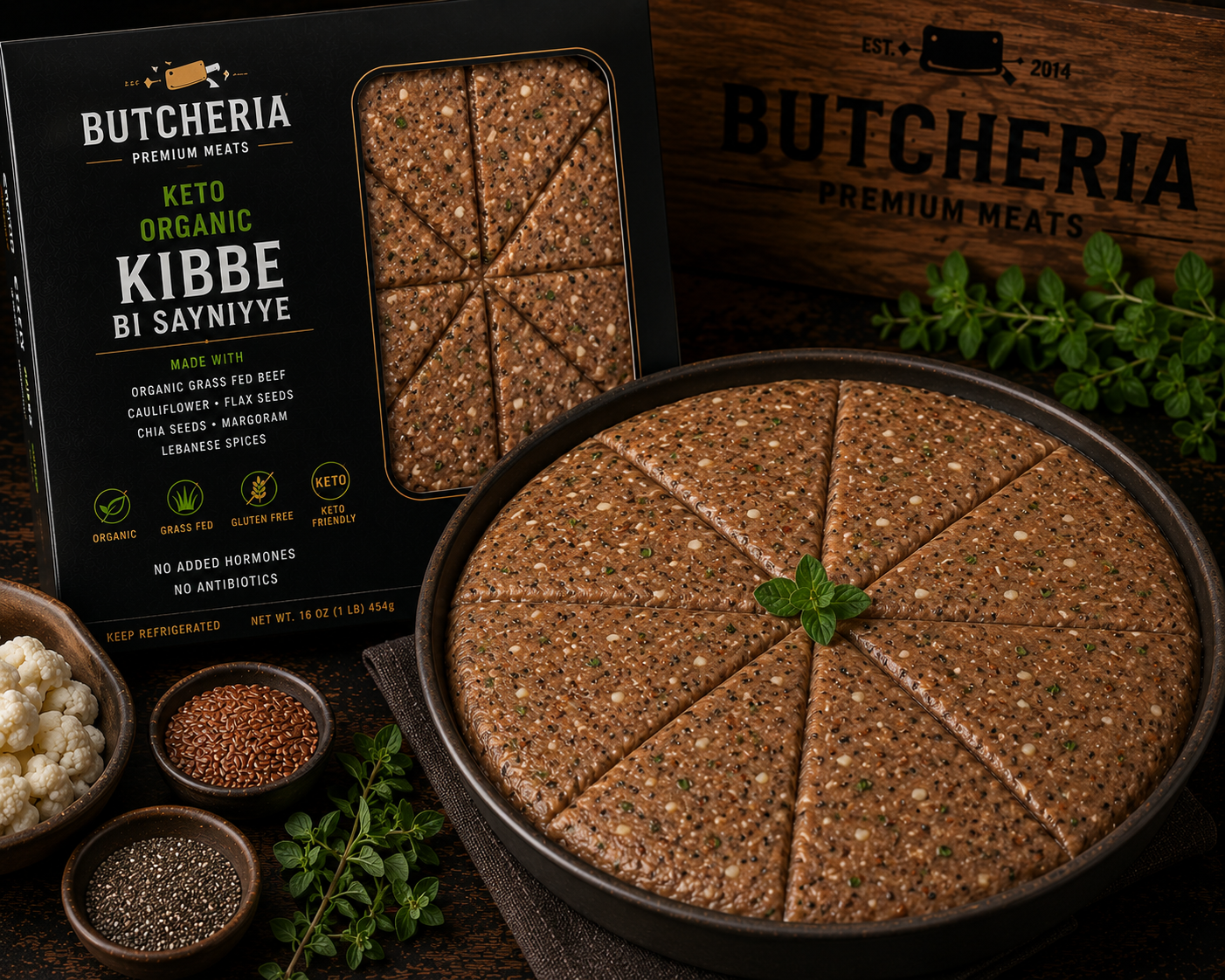 Keto Organic Kibbe Bil Sayniyye