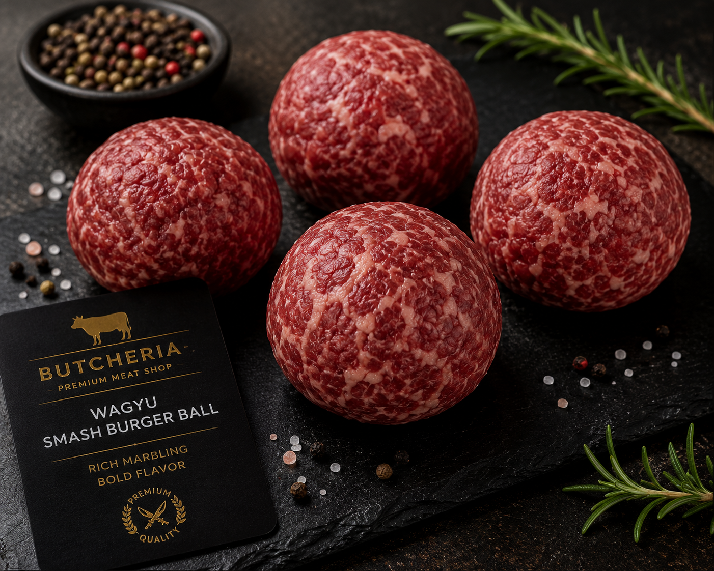 Wagyu Smash Burger Ball
